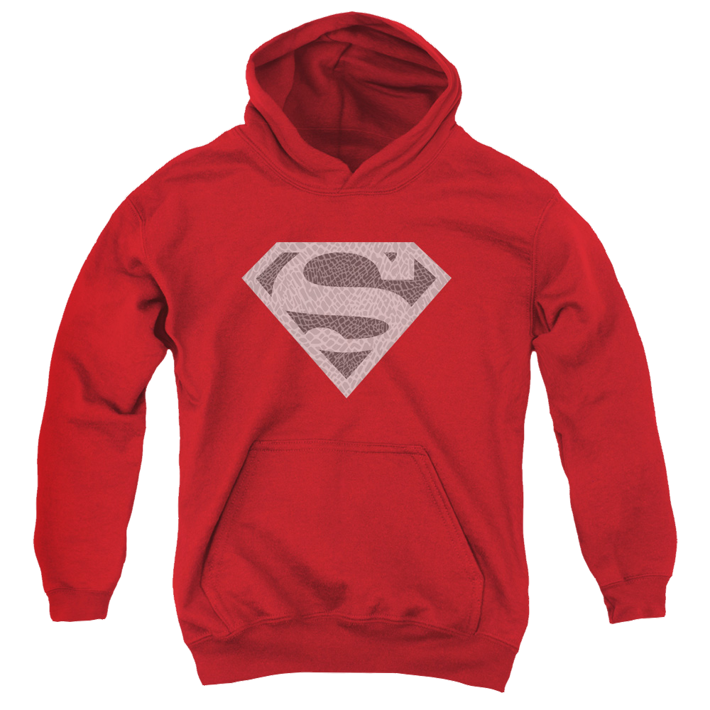 Superman Elephant Shield - Youth Hoodie Youth Hoodie (Ages 8-12) Superman