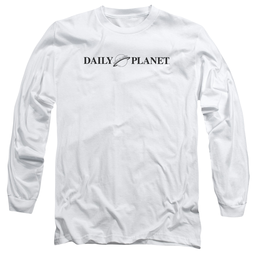 Superman Daily Planet Logo - Men's Long Sleeve T-Shirt Men's Long Sleeve T-Shirt Superman