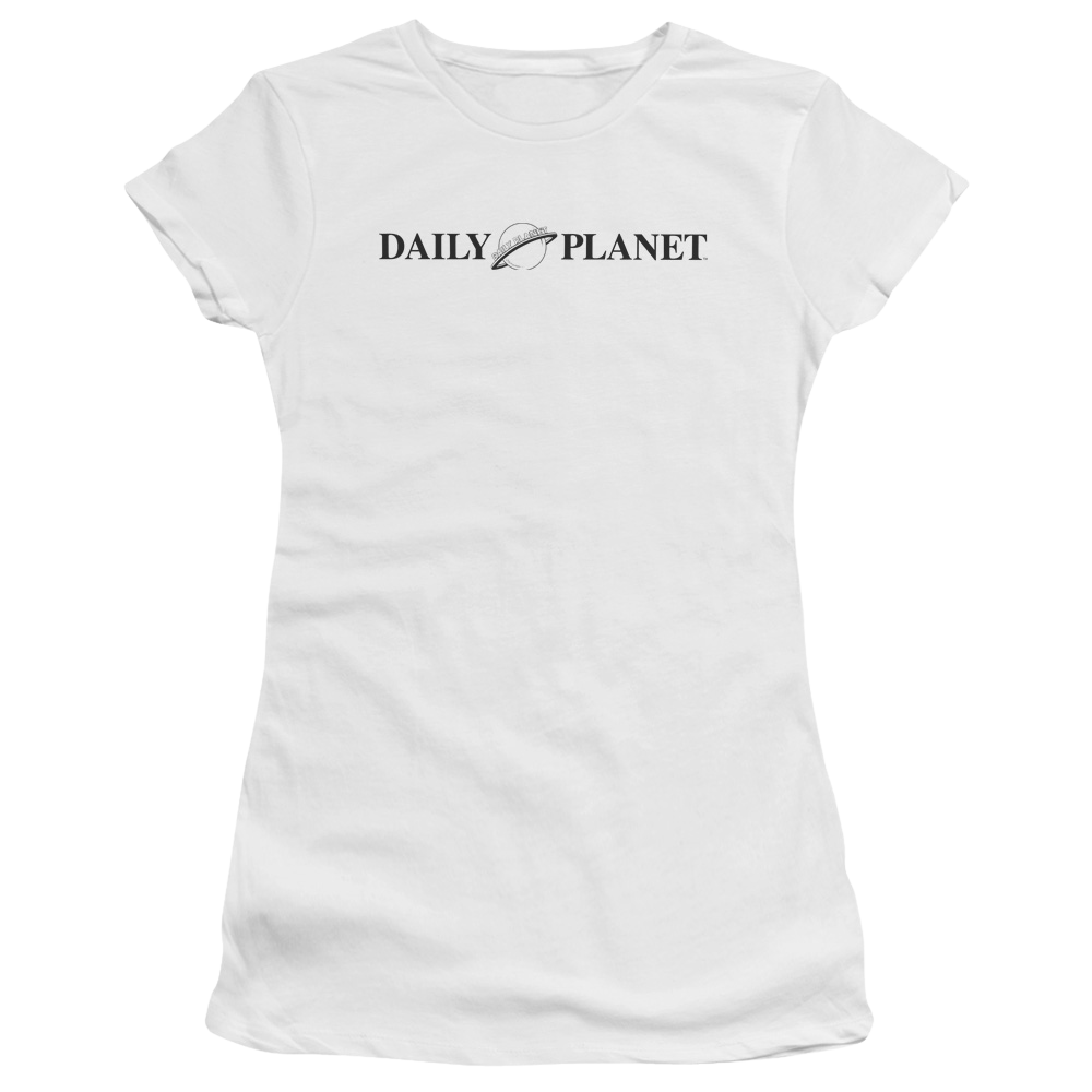 Superman Daily Planet Logo - Juniors T-Shirt Juniors T-Shirt Superman