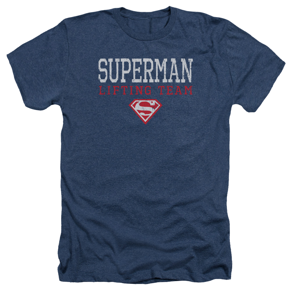Superman Lifting Team - Men's Heather T-Shirt Men's Heather T-Shirt Superman