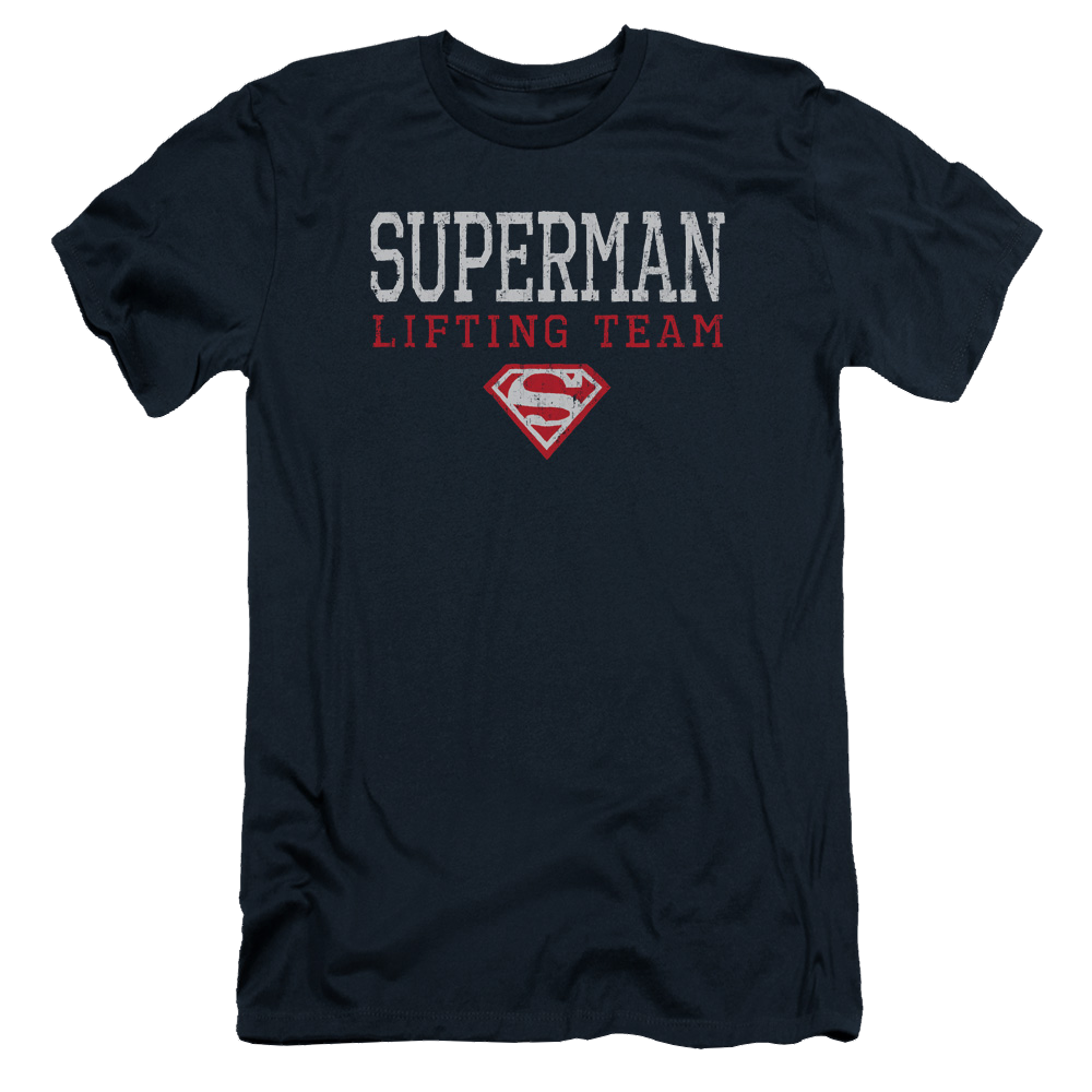 Superman Lifting Team - Men's Slim Fit T-Shirt Men's Slim Fit T-Shirt Superman