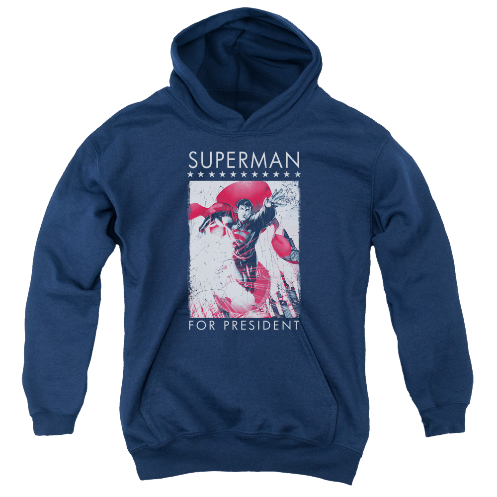 Superman Superman For President - Youth Hoodie Youth Hoodie (Ages 8-12) Superman