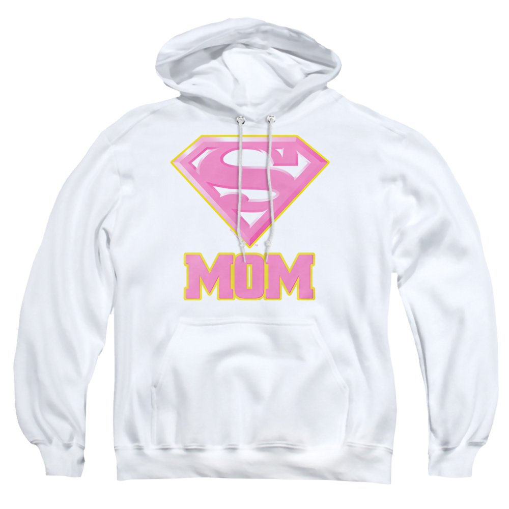 Superman Super Mom Pink - Pullover Hoodie Pullover Hoodie Superman