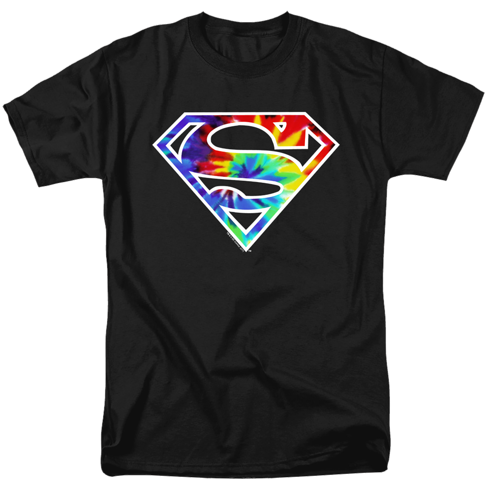 Superman Superman Tie Dye Logo - Men's Regular Fit T-Shirt Men's Regular Fit T-Shirt Superman