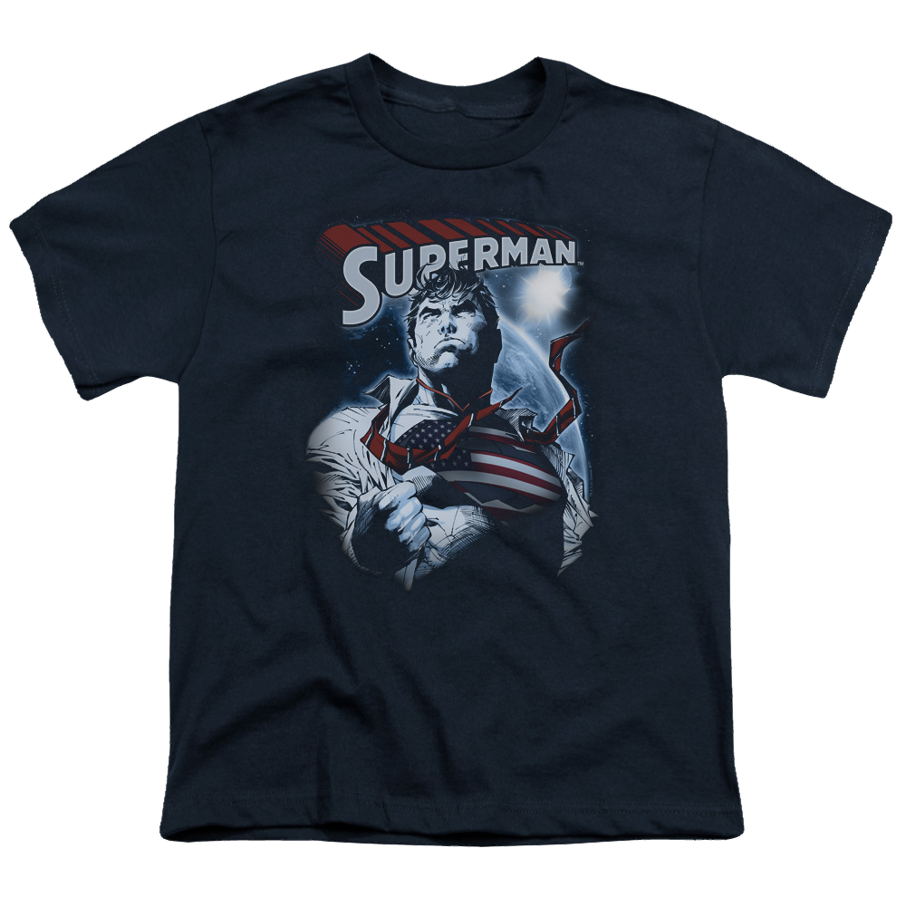 Superman Honor And Protect - Youth T-Shirt Youth T-Shirt (Ages 8-12) Superman