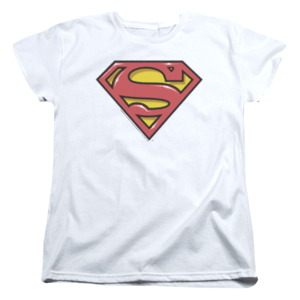 Superman Airbrush Shield - Women's T-Shirt Women's T-Shirt Superman