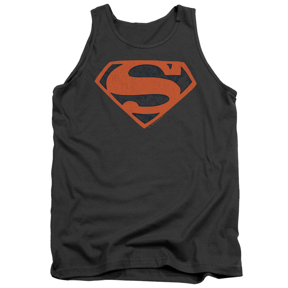 Superman Vintage Shield Collage - Men's Tank Top Men's Tank Superman