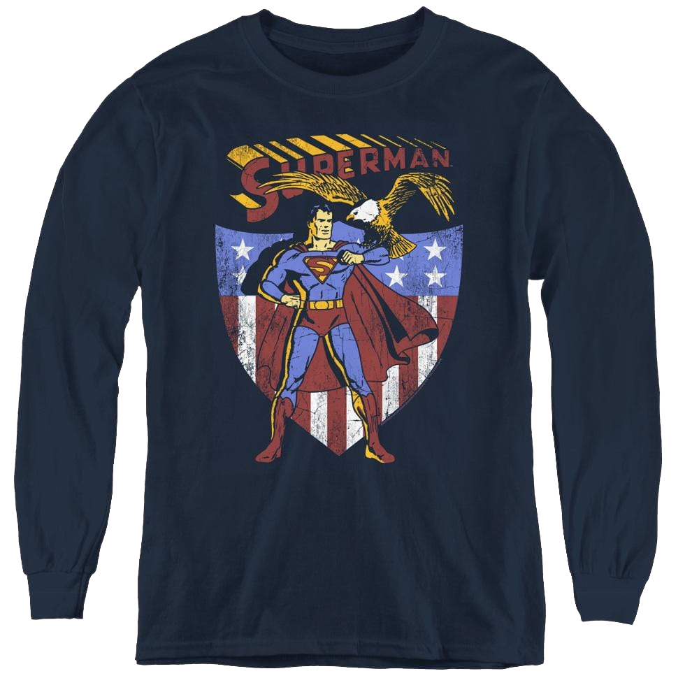 Superman All American - Youth Long Sleeve T-Shirt Youth Long Sleeve T-Shirt Superman