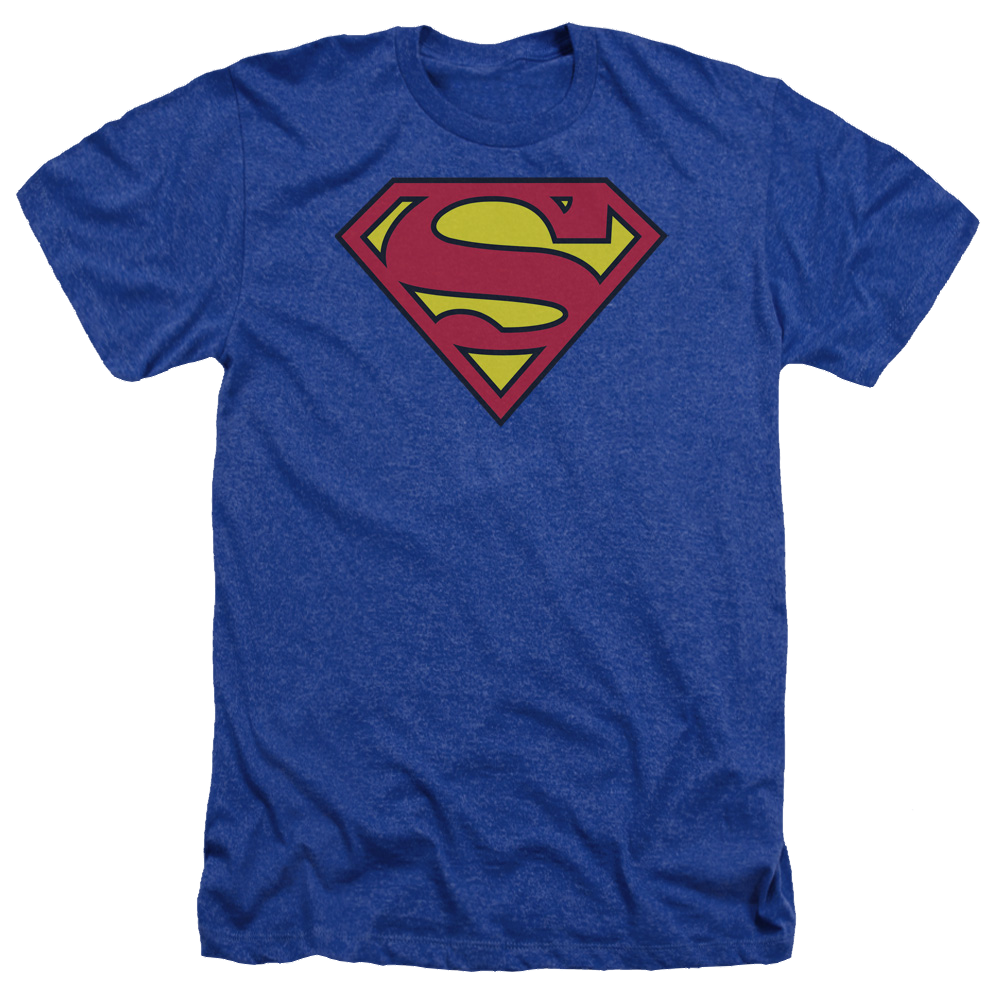 Superman Classic Logo - Men's Heather T-Shirt Men's Heather T-Shirt Superman