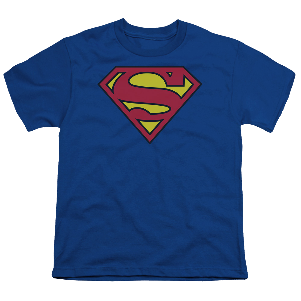 Superman Classic Logo - Youth T-Shirt Youth T-Shirt (Ages 8-12) Superman