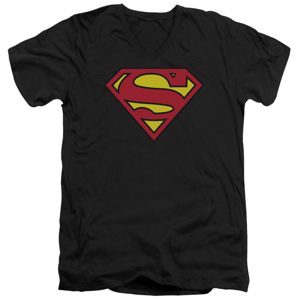 Superman Classic Logo Men's V-Neck T-Shirt Superman