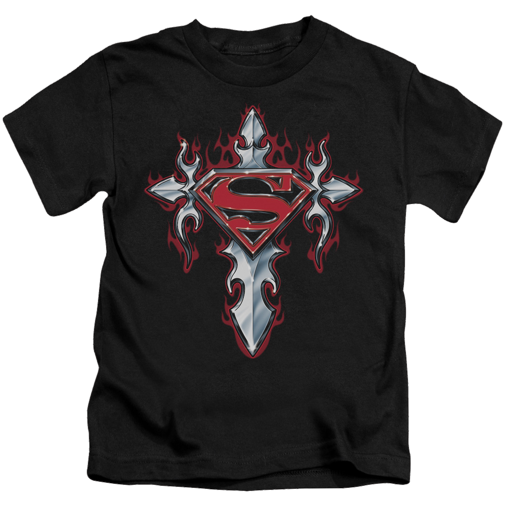 Superman Gothic Steel Logo - Kid's T-Shirt Kid's T-Shirt (Ages 4-7) Superman