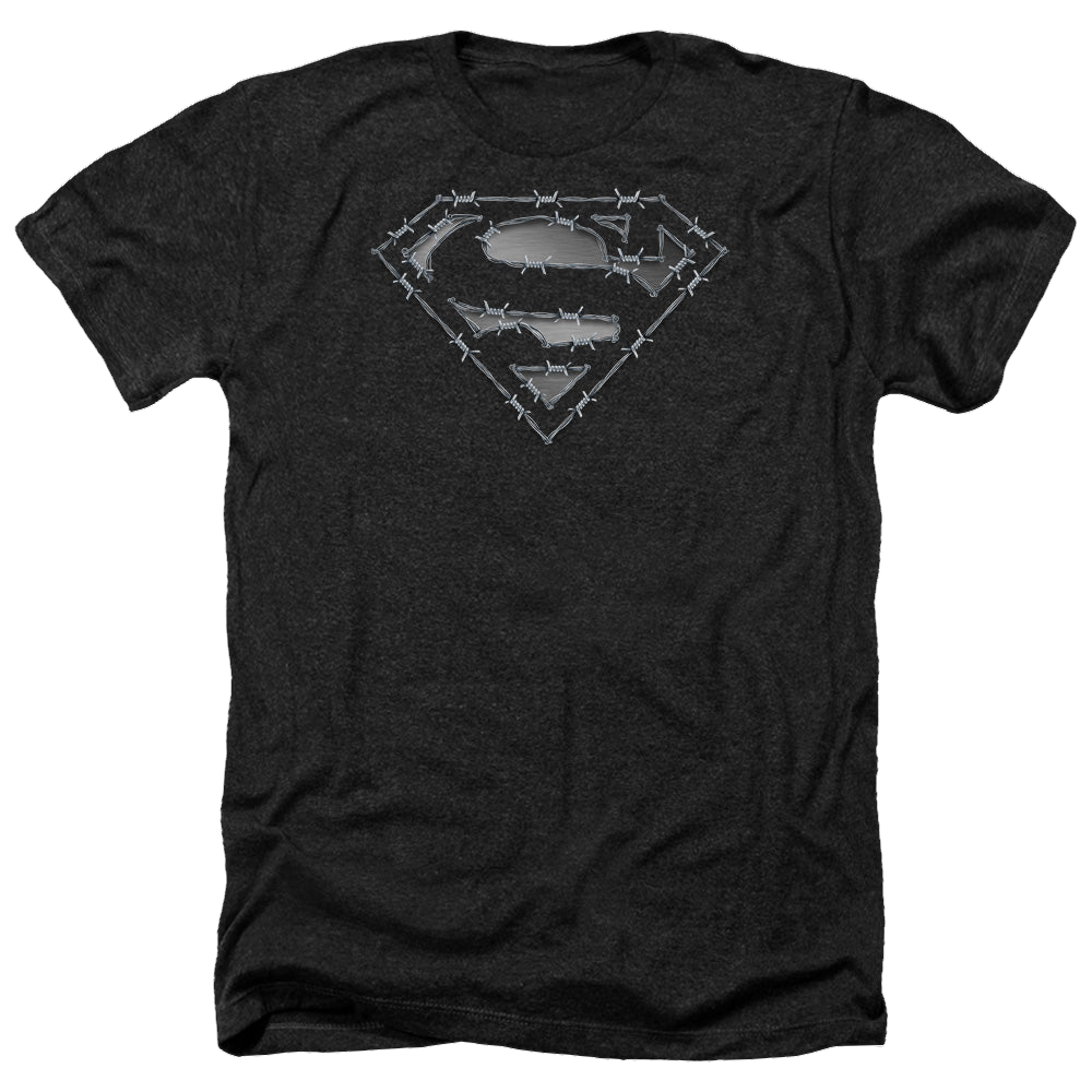 Superman Barbed Wire - Men's Heather T-Shirt Men's Heather T-Shirt Superman