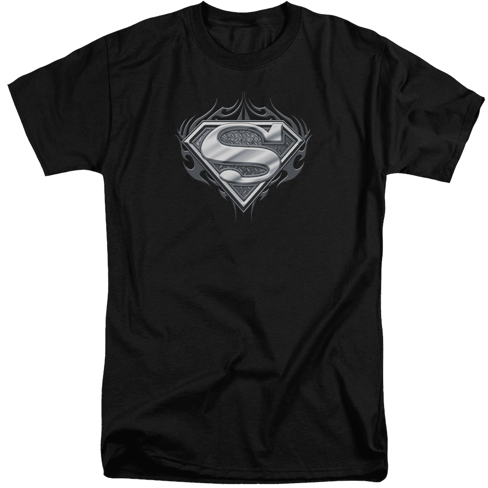 Superman Biker Metal - Men's Tall Fit T-Shirt Men's Tall Fit T-Shirt Superman
