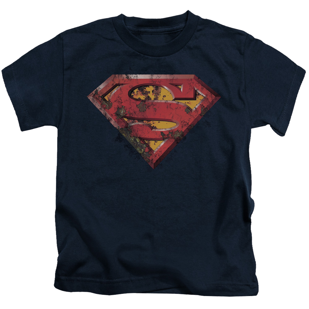Superman Rusted Shield - Kid's T-Shirt Kid's T-Shirt (Ages 4-7) Superman