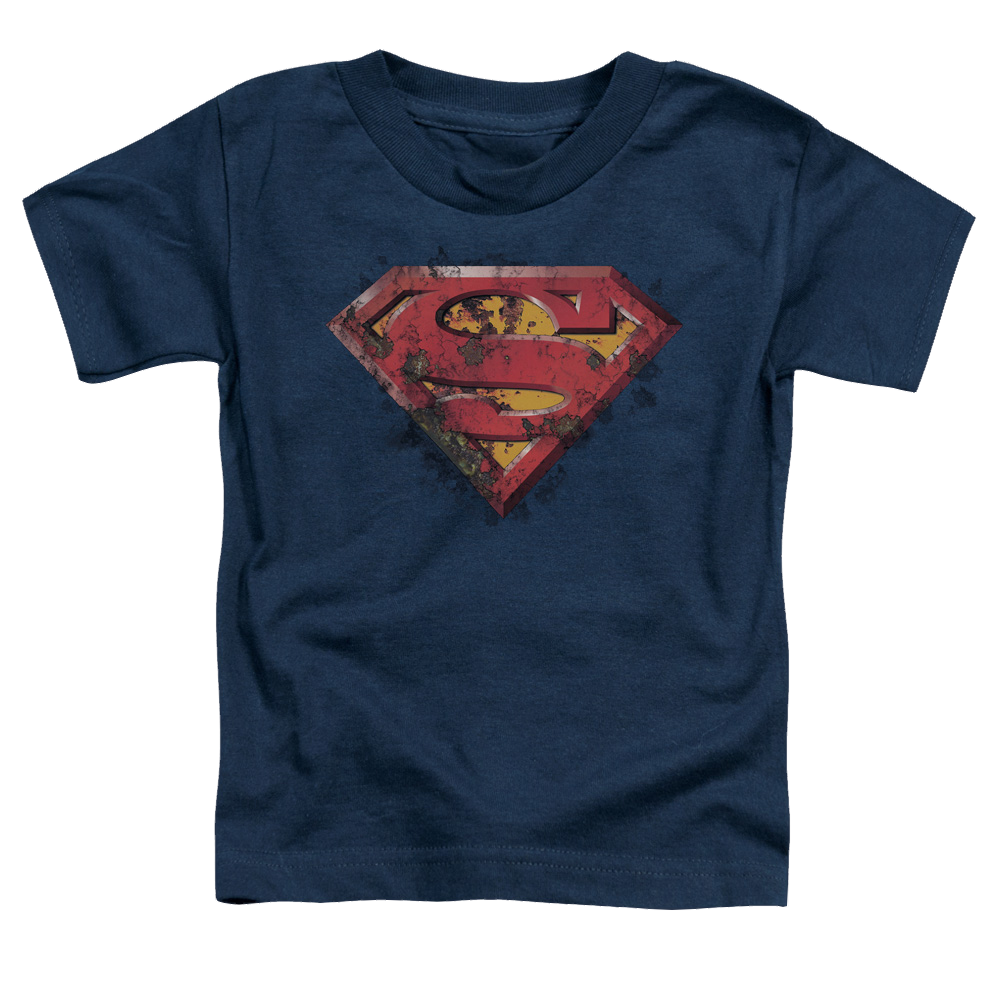 Superman Rusted Shield - Toddler T-Shirt Toddler T-Shirt Superman