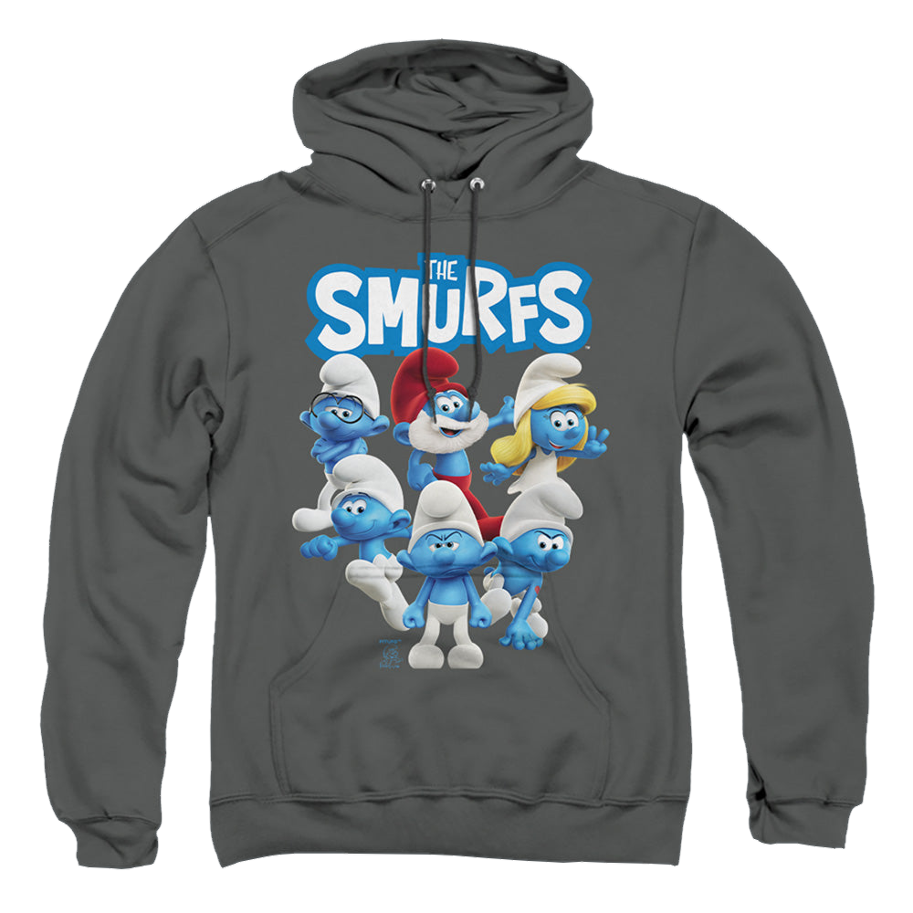 The Smurfs Group Shot - Pullover Hoodie Pullover Hoodie The Smurfs