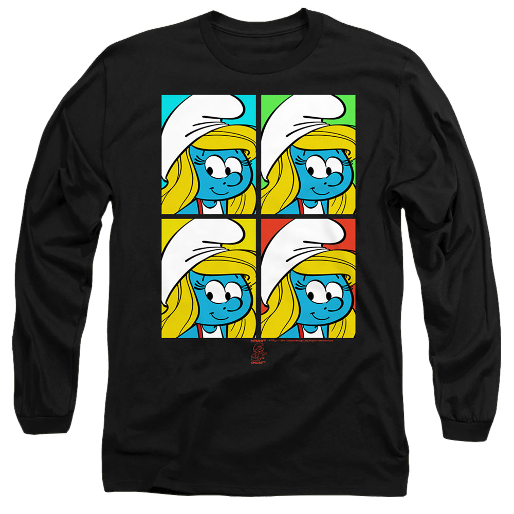 The Smurfs Tiles - Men's Long Sleeve T-Shirt Men's Long Sleeve T-Shirt The Smurfs