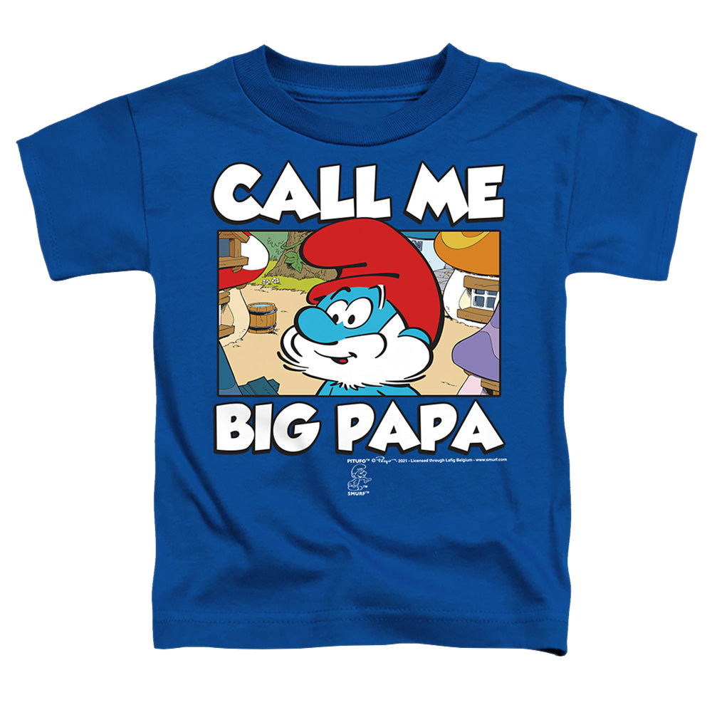 The Smurfs Call Me Big Papa - Toddler T-Shirt Toddler T-Shirt The Smurfs