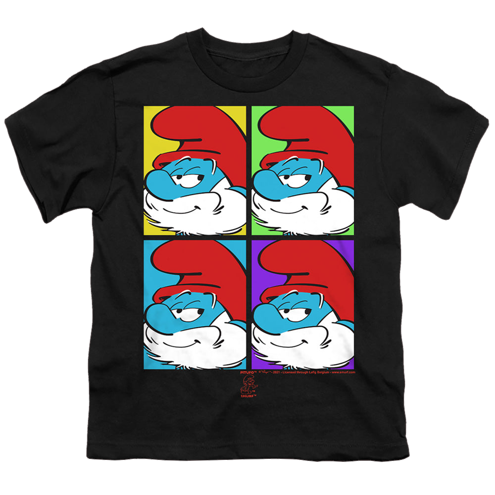 The Smurfs Tiles - Youth T-Shirt Youth T-Shirt (Ages 8-12) The Smurfs