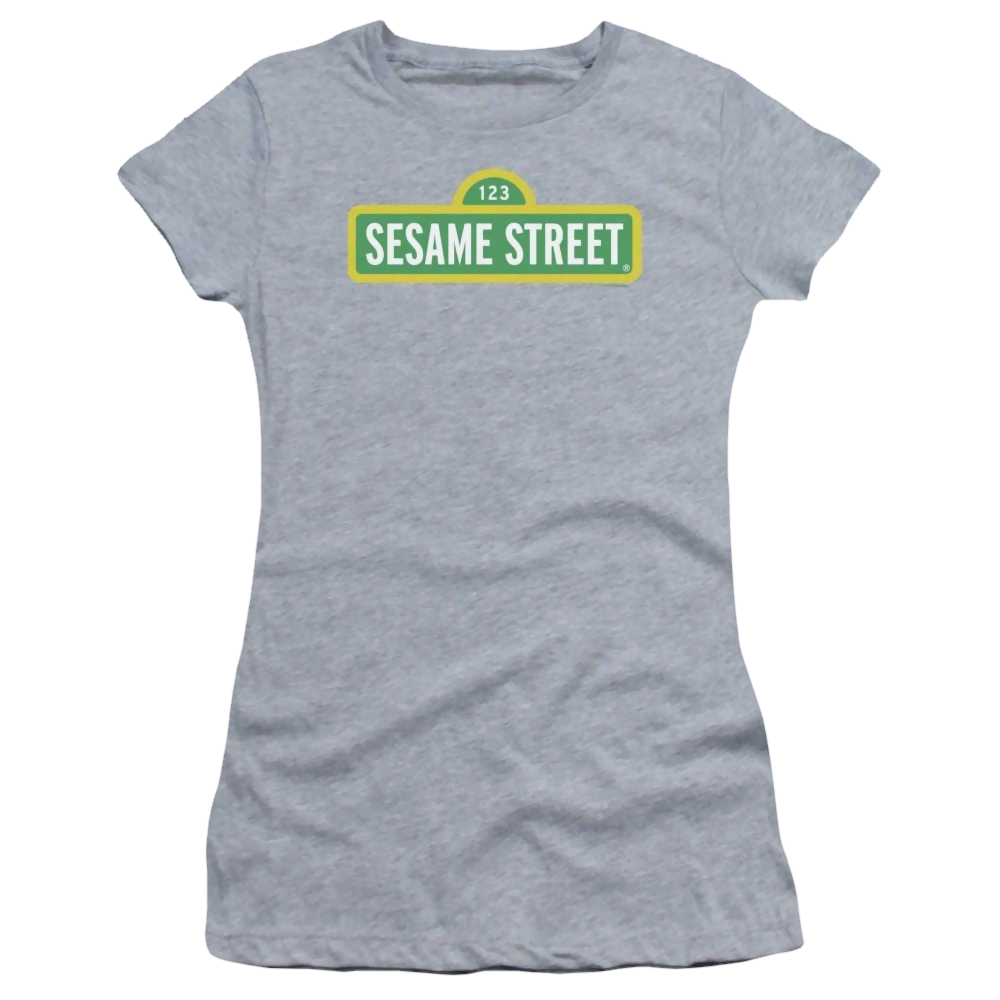 Sesame Street Logo Juniors T-Shirt Juniors T-Shirt Sesame Street