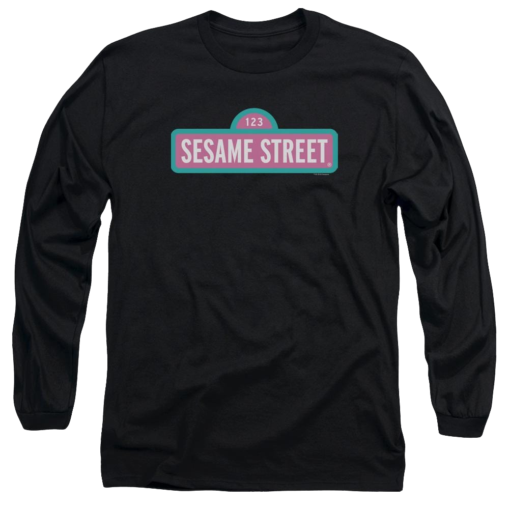 Sesame Street Alt Logo Men's Long Sleeve T-Shirt Men's Long Sleeve T-Shirt Sesame Street