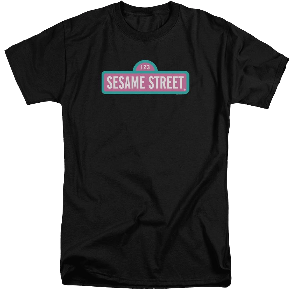 Sesame Street Alt Logo Men's Tall Fit T-Shirt Men's Tall Fit T-Shirt Sesame Street