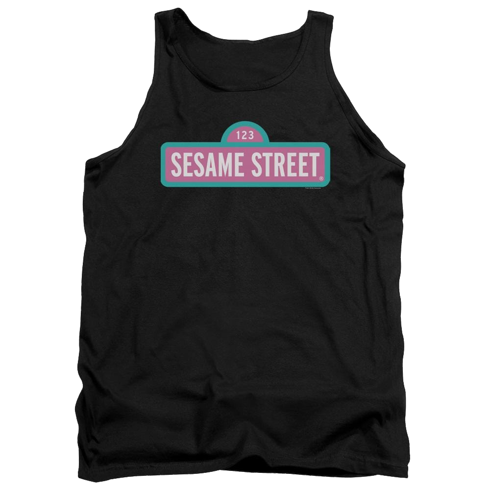 Sesame Street Alt Logo Men's Tank Men's Tank Sesame Street