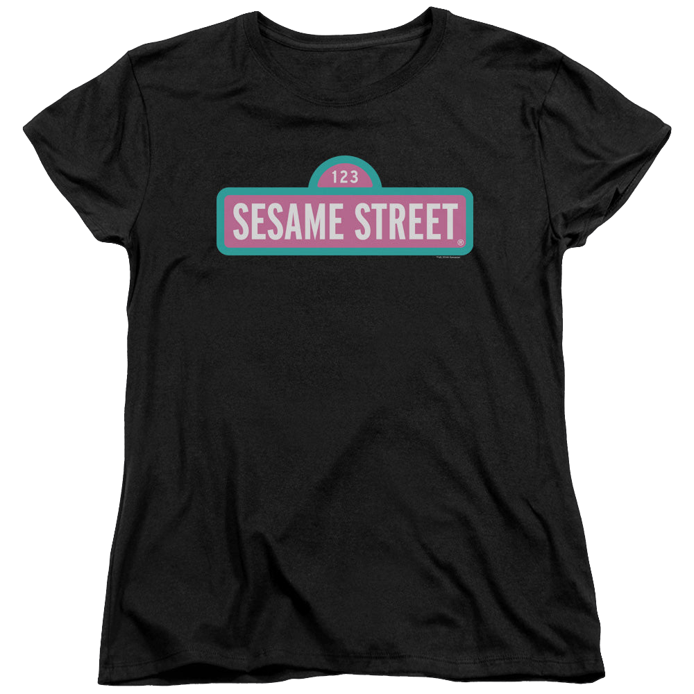 Sesame Street Alt Logo - Women's T-Shirt Women's T-Shirt Sesame Street