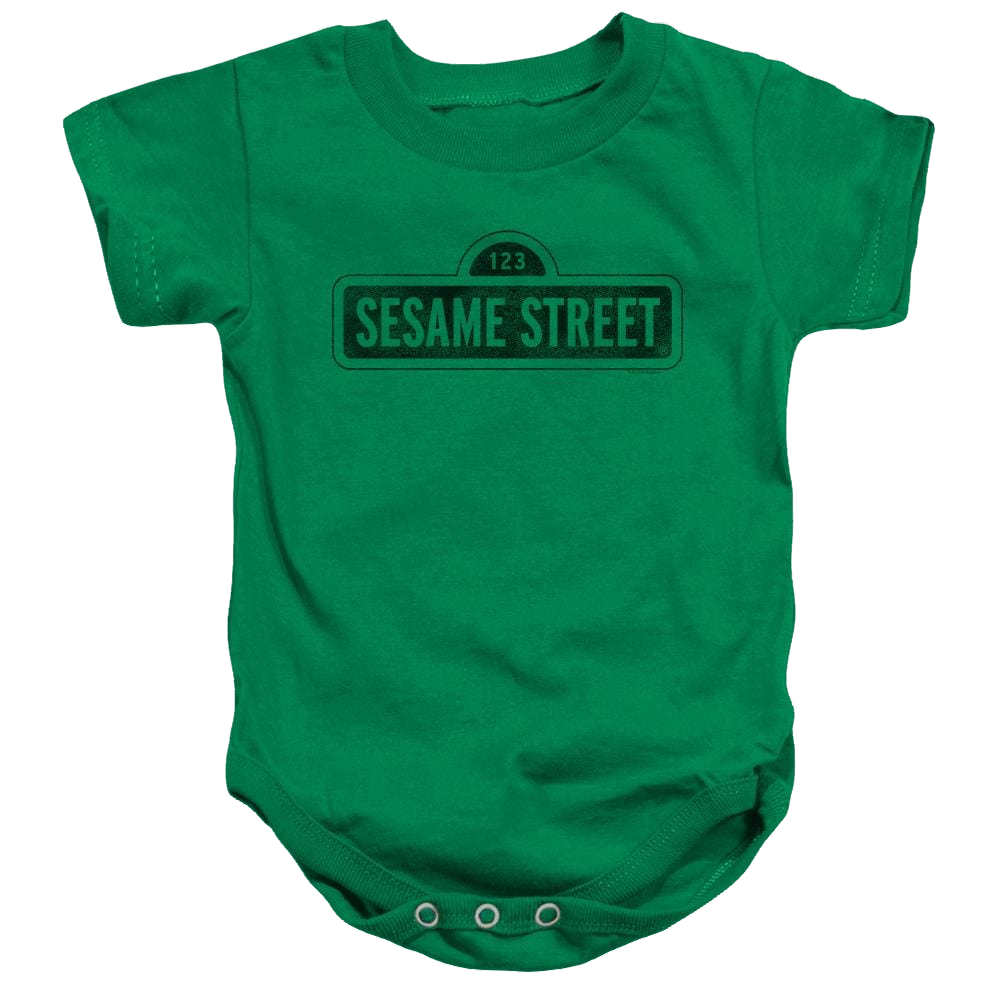 Sesame Street One Color Dark Baby Bodysuit Baby Bodysuit Sesame Street