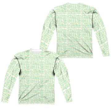 Sesame Street Puzzle Pattern men's all-over print long sleeve