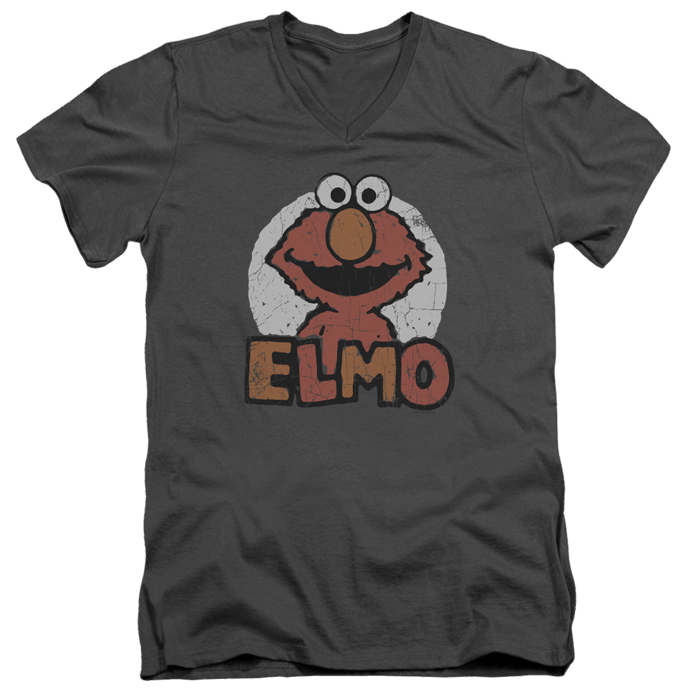 Sesame Street Elmo Name - Men's V-Neck T-Shirt Men's V-Neck T-Shirt Sesame Street