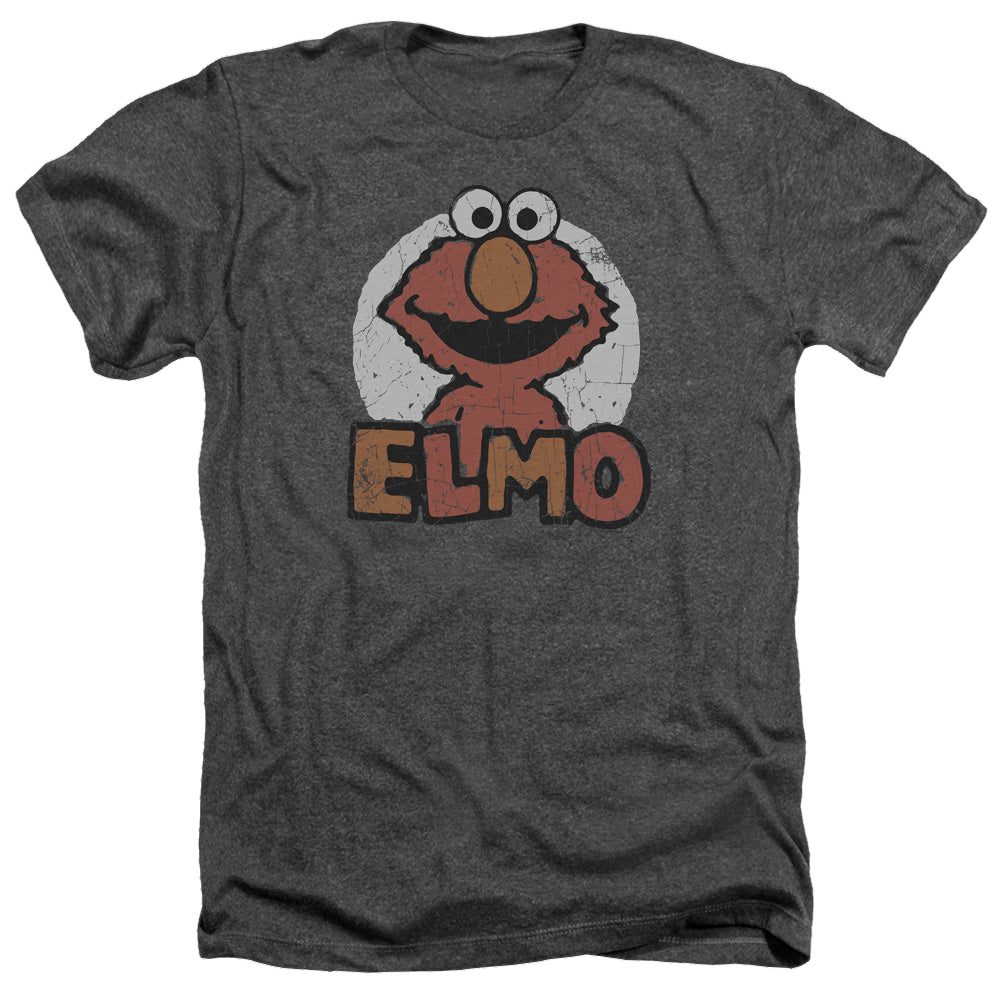 Sesame Street Elmo Name - Men's Heather T-Shirt Men's Heather T-Shirt Sesame Street