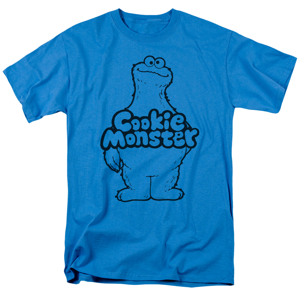 Sesame Street Cookie Body - Men's Regular Fit T-Shirt Men's Regular Fit T-Shirt Sesame Street