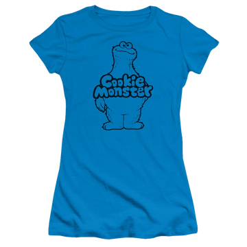 Sesame Street Cookie Body Juniors T-Shirt Juniors T-Shirt Sesame Street