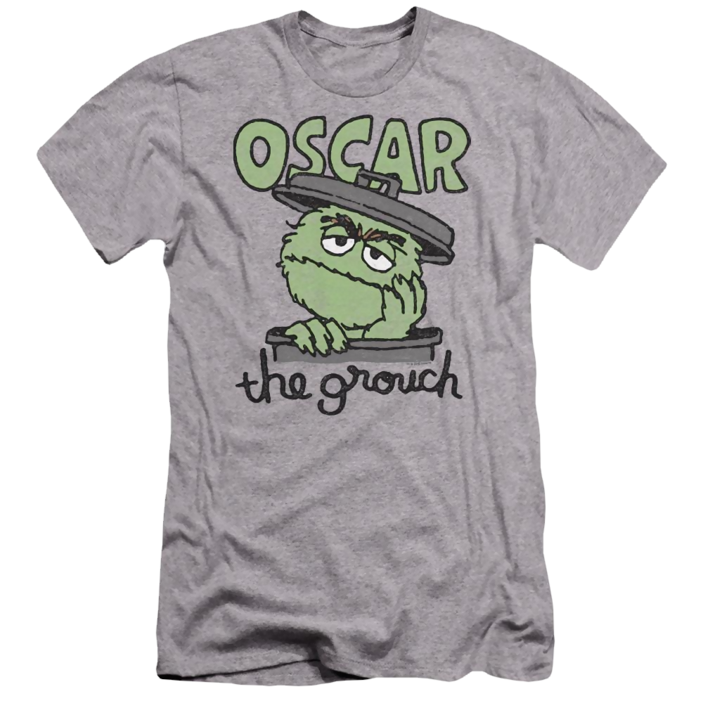 Sesame Street Canned Grouch Men's Premium Slim Fit T-Shirt Men's Premium Slim Fit T-Shirt Sesame Street