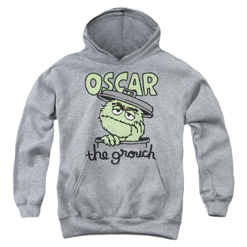 Sesame Street Canned Grouch Youth Hoodie (Ages 8-12) Youth Hoodie (Ages 8-12) Sesame Street