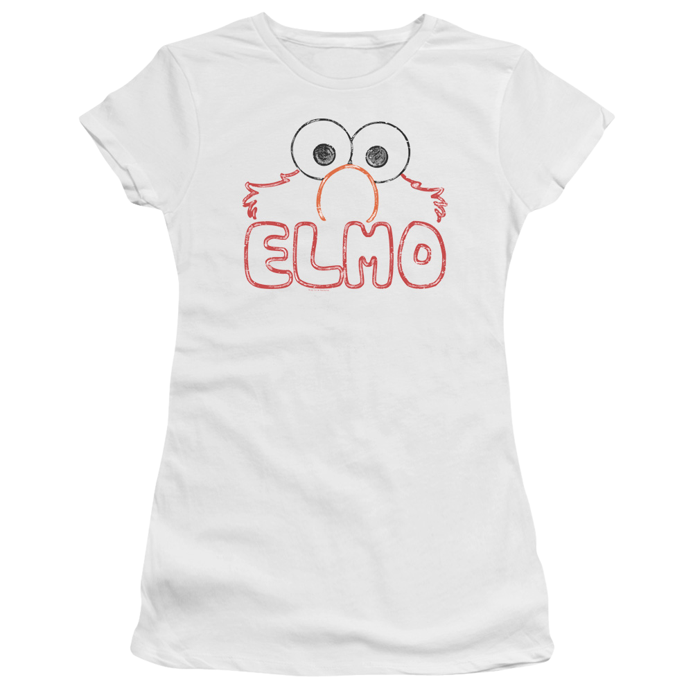 Sesame Street Elmo Letters Juniors T-Shirt Juniors T-Shirt Sesame Street