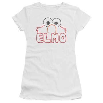 Sesame Street Elmo Letters Juniors T-Shirt Juniors T-Shirt Sesame Street