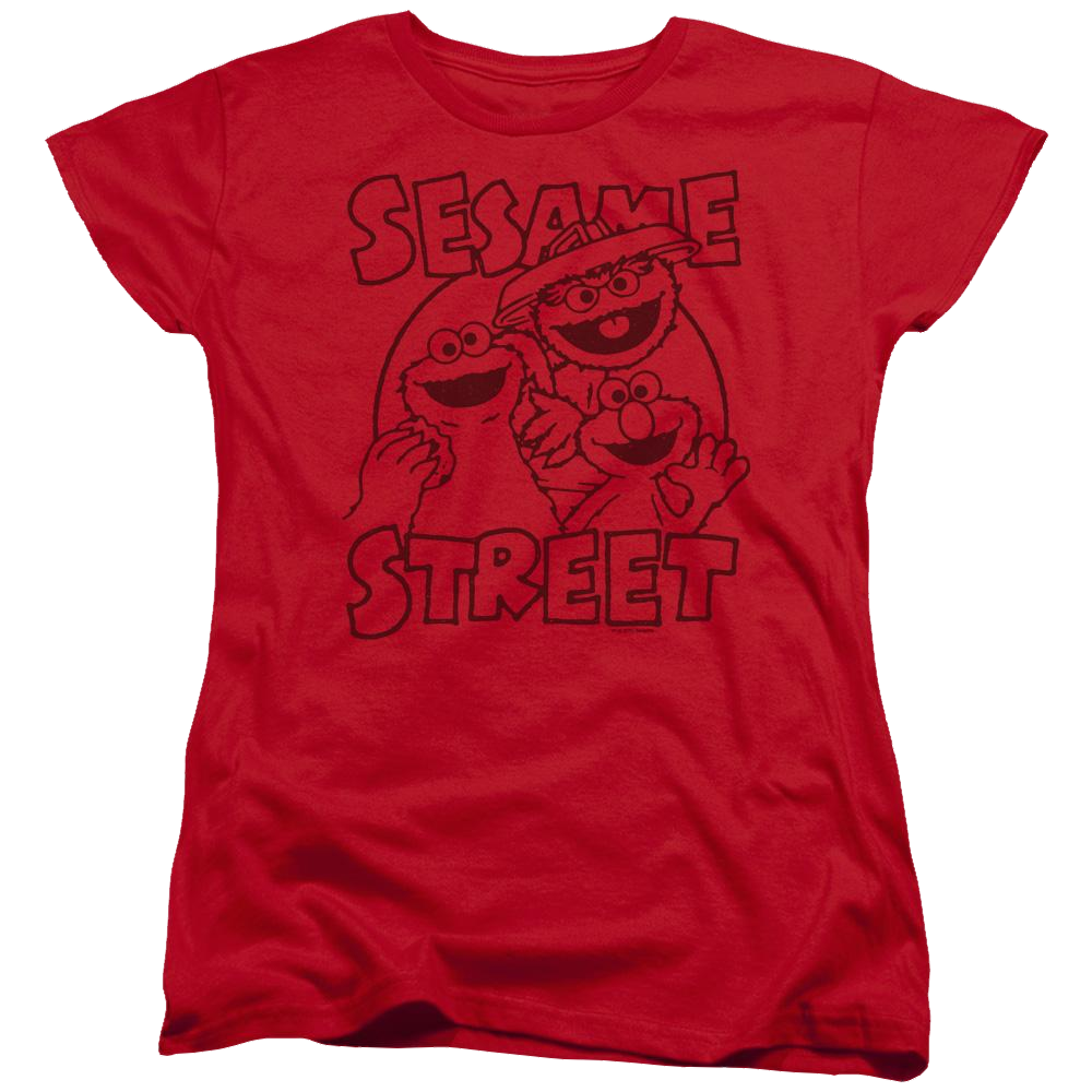 Sesame Street Group Crunch Women's T-Shirt Women's T-Shirt Sesame Street