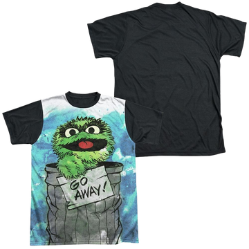 Sesame Street Can It Men's Black Back T-Shirt Men's Black Back T-Shirt Sesame Street