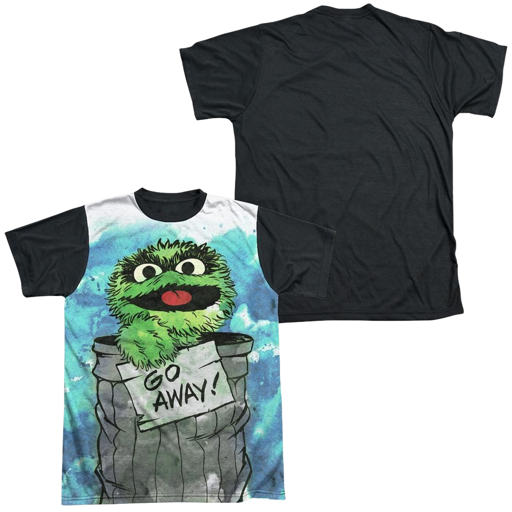 Sesame Street Can It Men's Black Back T-Shirt Men's Black Back T-Shirt Sesame Street