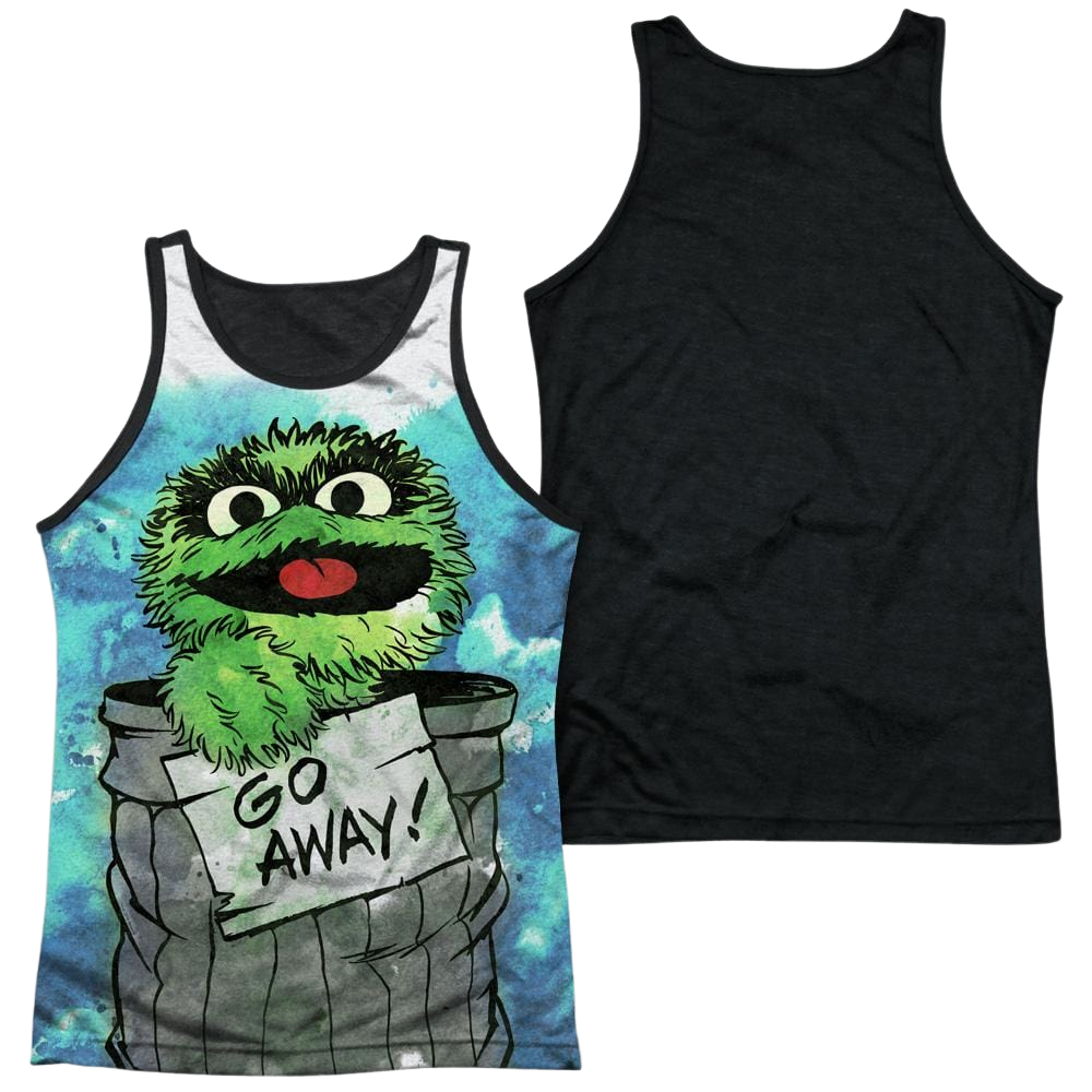 Sesame Street Can It Men's Black Back Tank Men's Black Back Tank Sesame Street