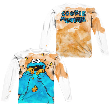 Sesame Street Cookie Crumbs Men's All-Over Print T-Shirt Men's All-Over Print Long Sleeve Sesame Street