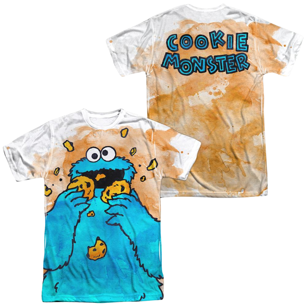 Sesame Street Cookie Crumbs Men's All Over Print T-Shirt Men's All-Over Print T-Shirt Sesame Street