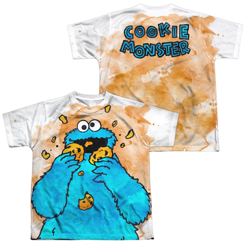 Sesame Street Cookie Crumbs Youth All-Over Print T-Shirt (Ages 8-12) Youth All-Over Print T-Shirt (Ages 8-12) Sesame Street