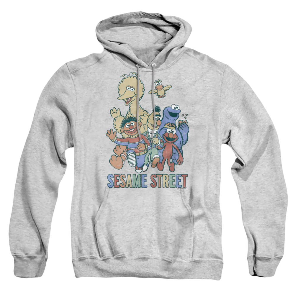 Sesame Street Colorful Group - Pullover Hoodie Pullover Hoodie Sesame Street