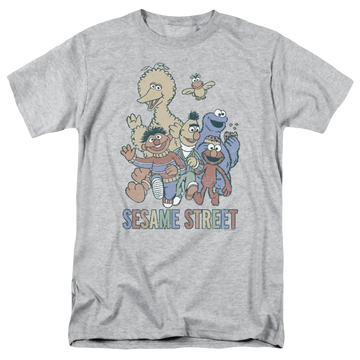 Sesame Street Colorful Group Men's Regular Fit T-Shirt Men's Regular Fit T-Shirt Sesame Street