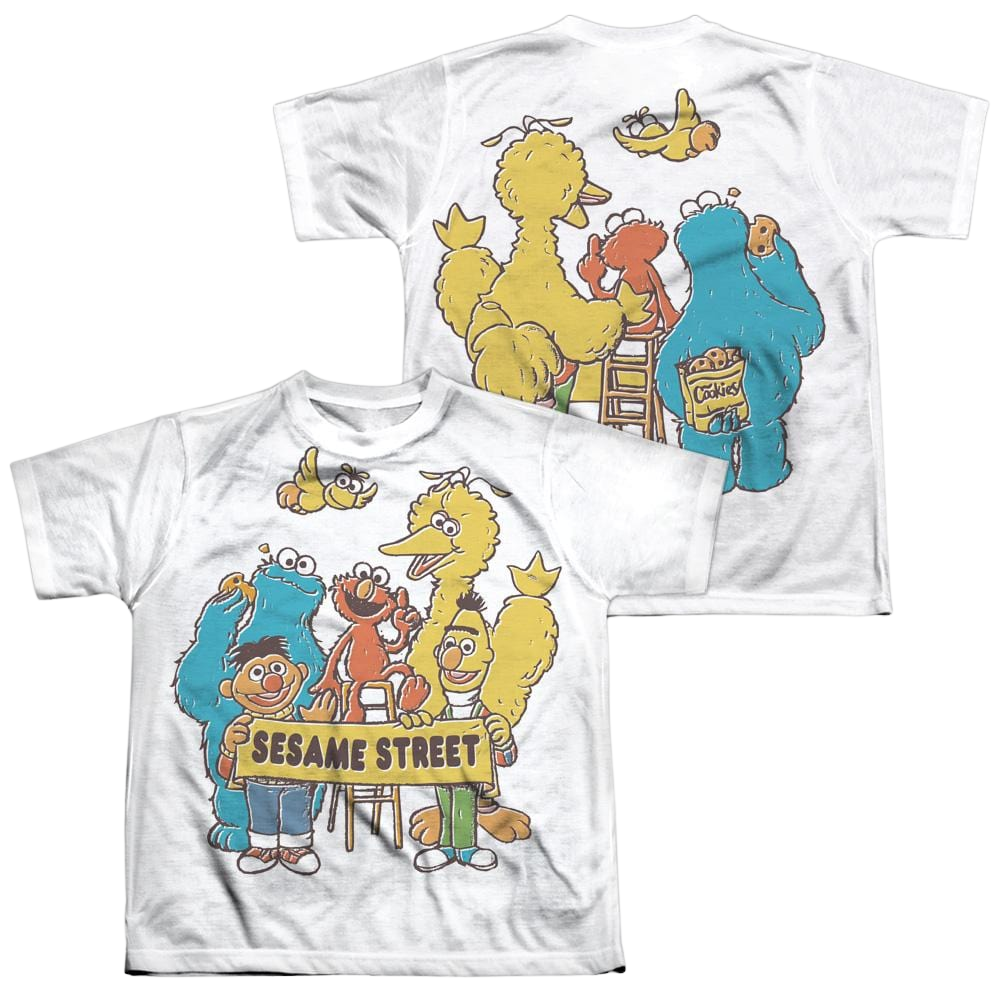Sesame Street Block Party Youth All-Over Print T-Shirt (Ages 8-12) Youth All-Over Print T-Shirt (Ages 8-12) Sesame Street