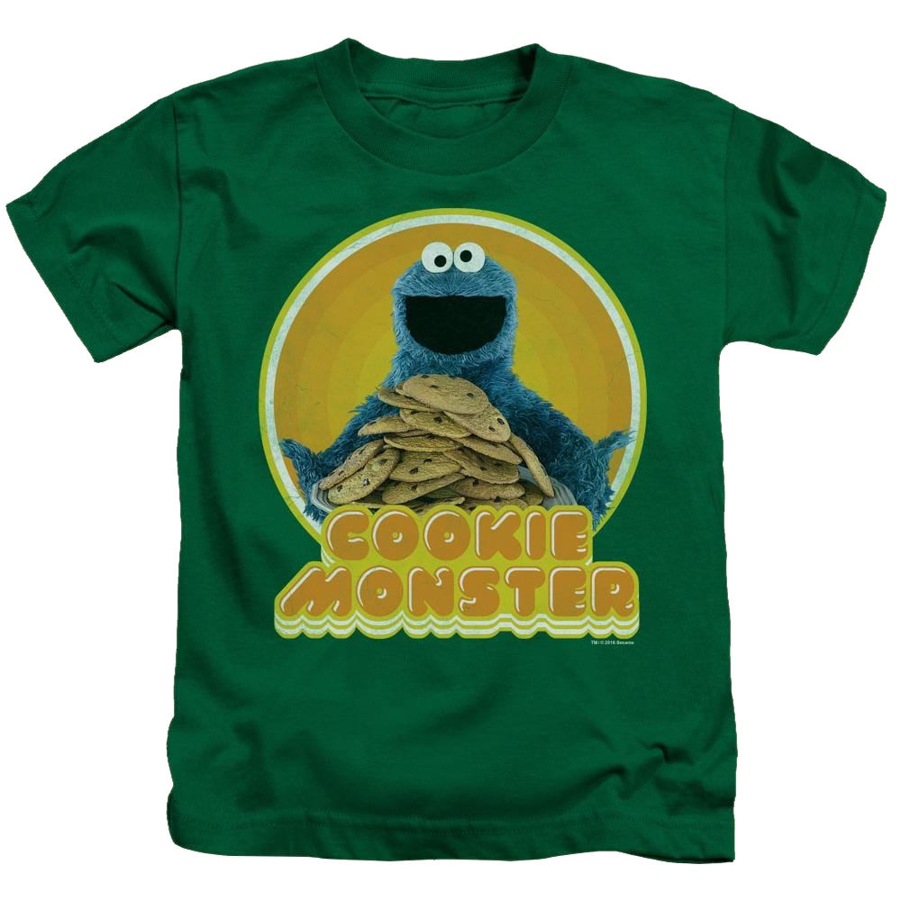 Sesame Street Cookie Iron On Kid's T-Shirt (Ages 4-7) Kid's T-Shirt (Ages 4-7) Sesame Street